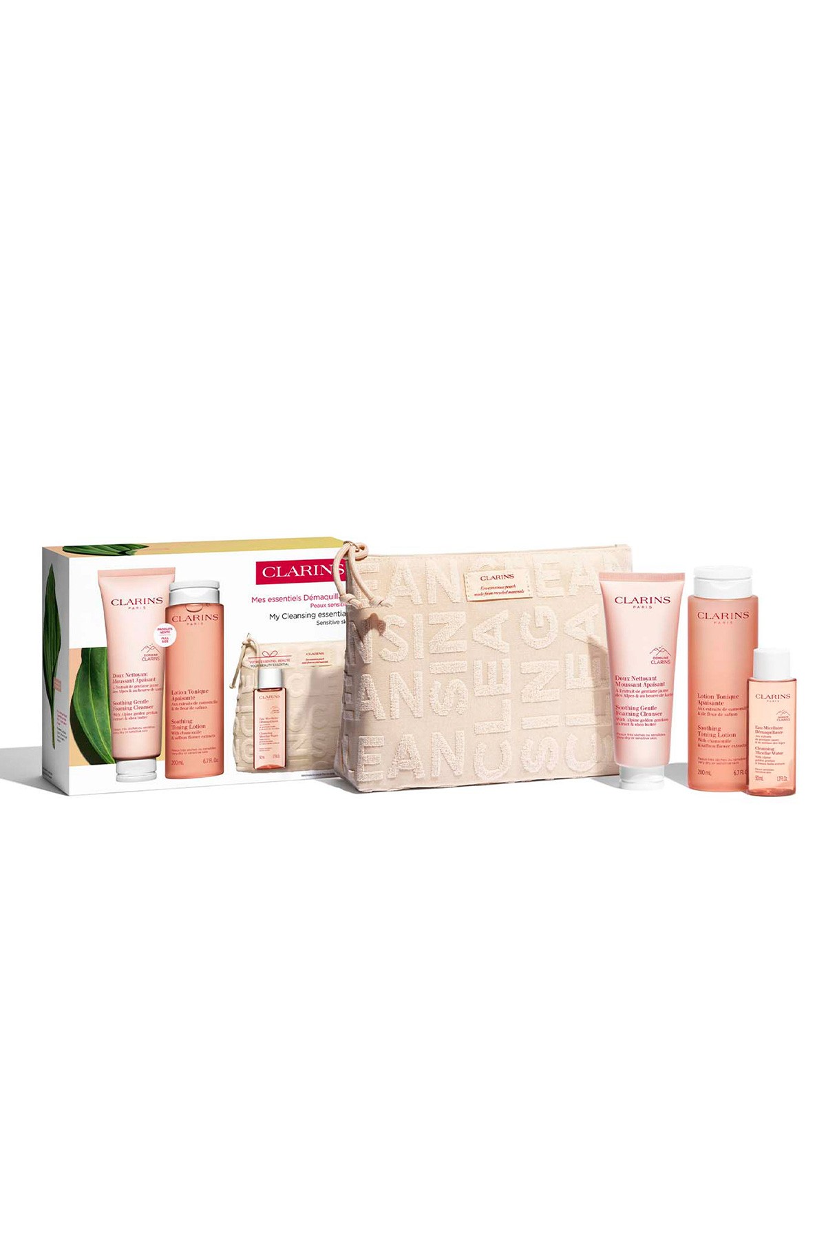 CLARINS TEMİZLEYİCİ CİLT BAKIM SETİ -CLEANSING SENSITIVE HASSAS CİLTLER image