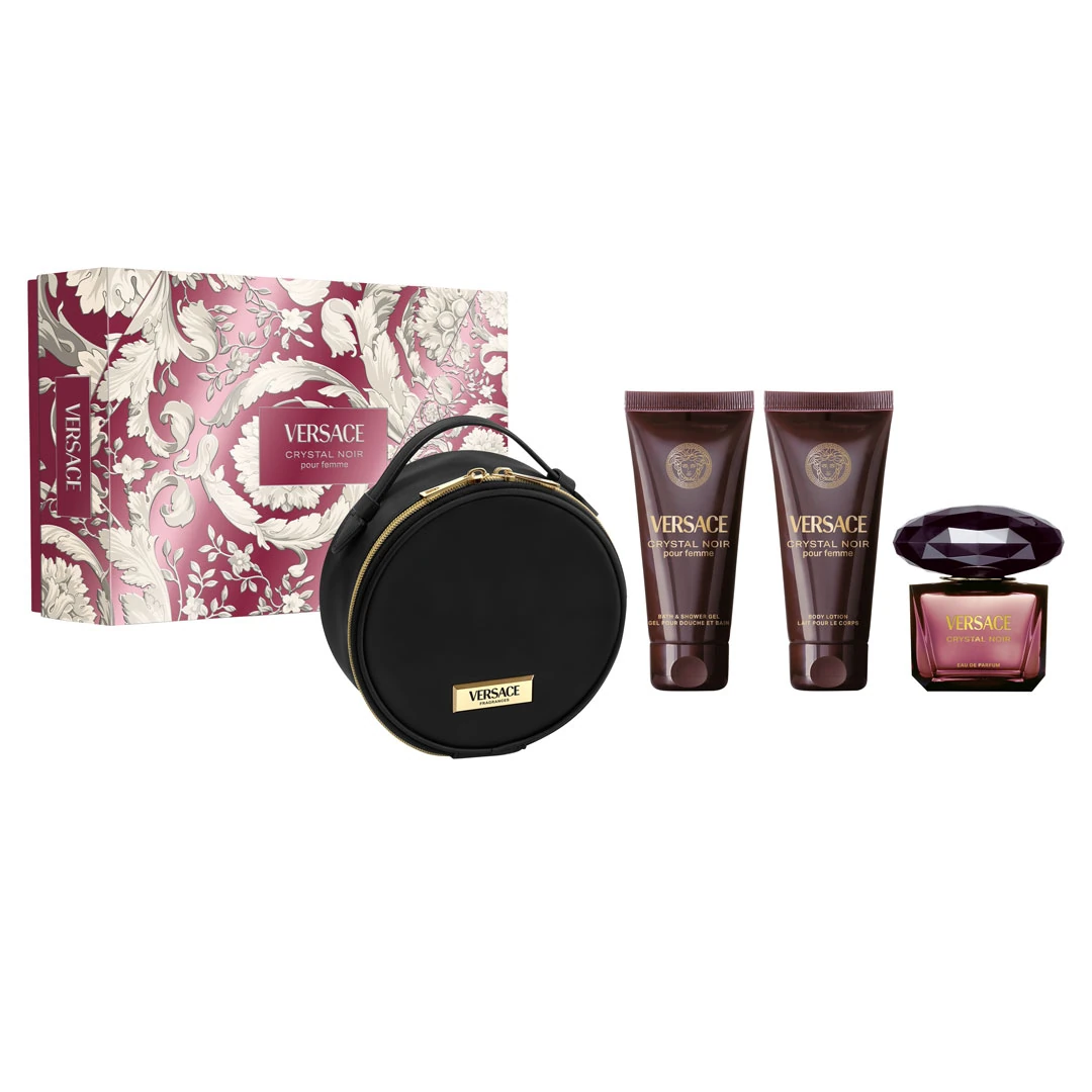 Crystal Noir EDP Kadın Parfüm Seti  ( 90ML+SG100ML+BL100ML + Pouch) image