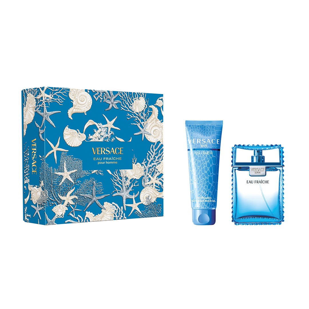 Versace Eau Fraiche  EDT Erkek Parfüm Seti (100ML + SG150ML) image