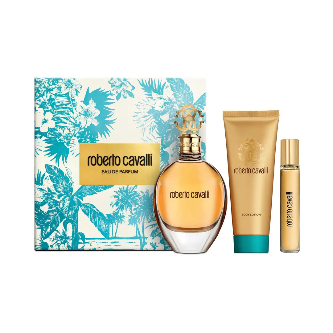 ROBERTO CAVALLI Signature EDP 75ML + Seyahat Boy 15ML + Vücut Losyonu 100ML - Kadın Parfüm Seti
