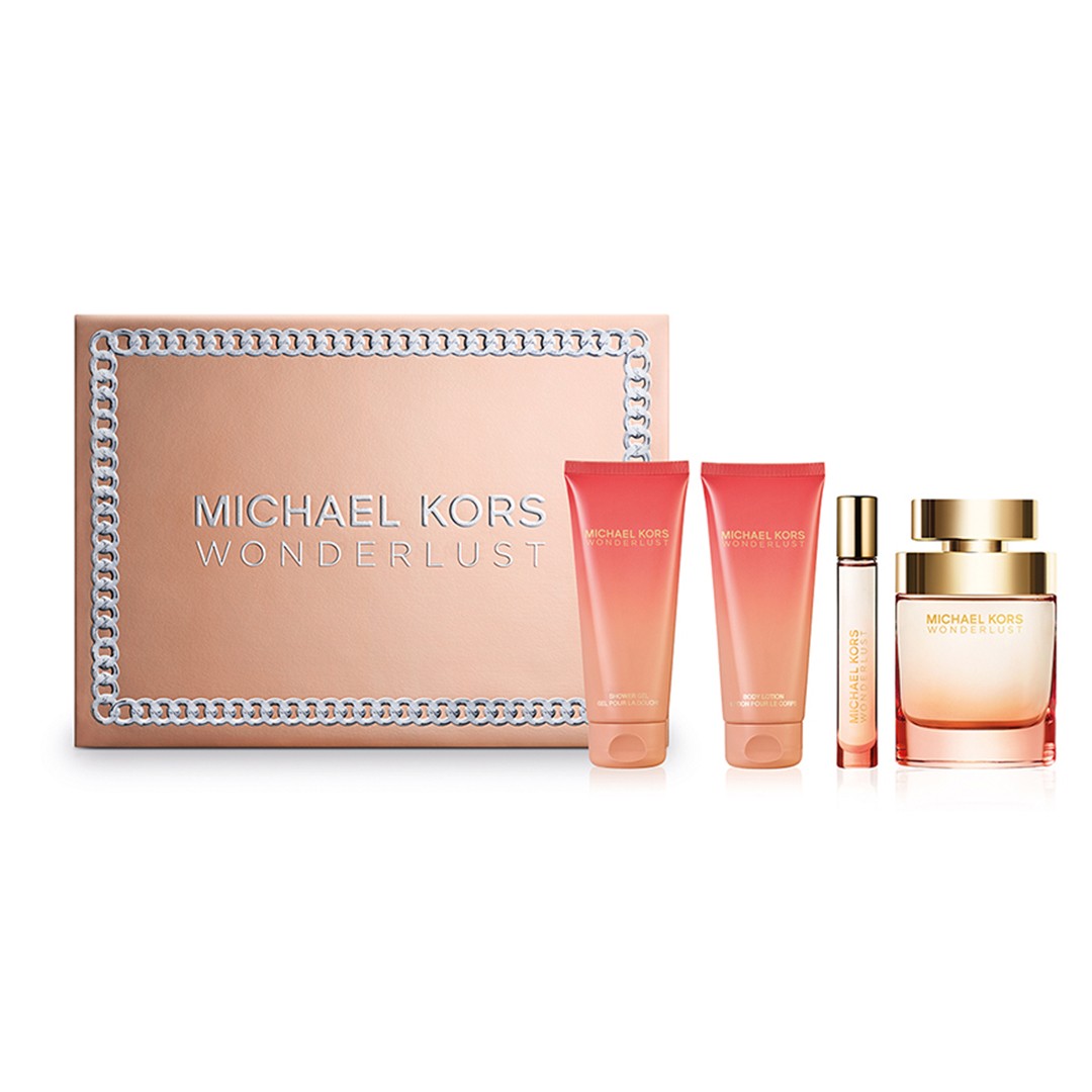 Michael Kors Wonderlust Parfüm Seti (edp 100ml+bath&shower gel 100ml+body lotion 100ml+travel spray 10ml) image