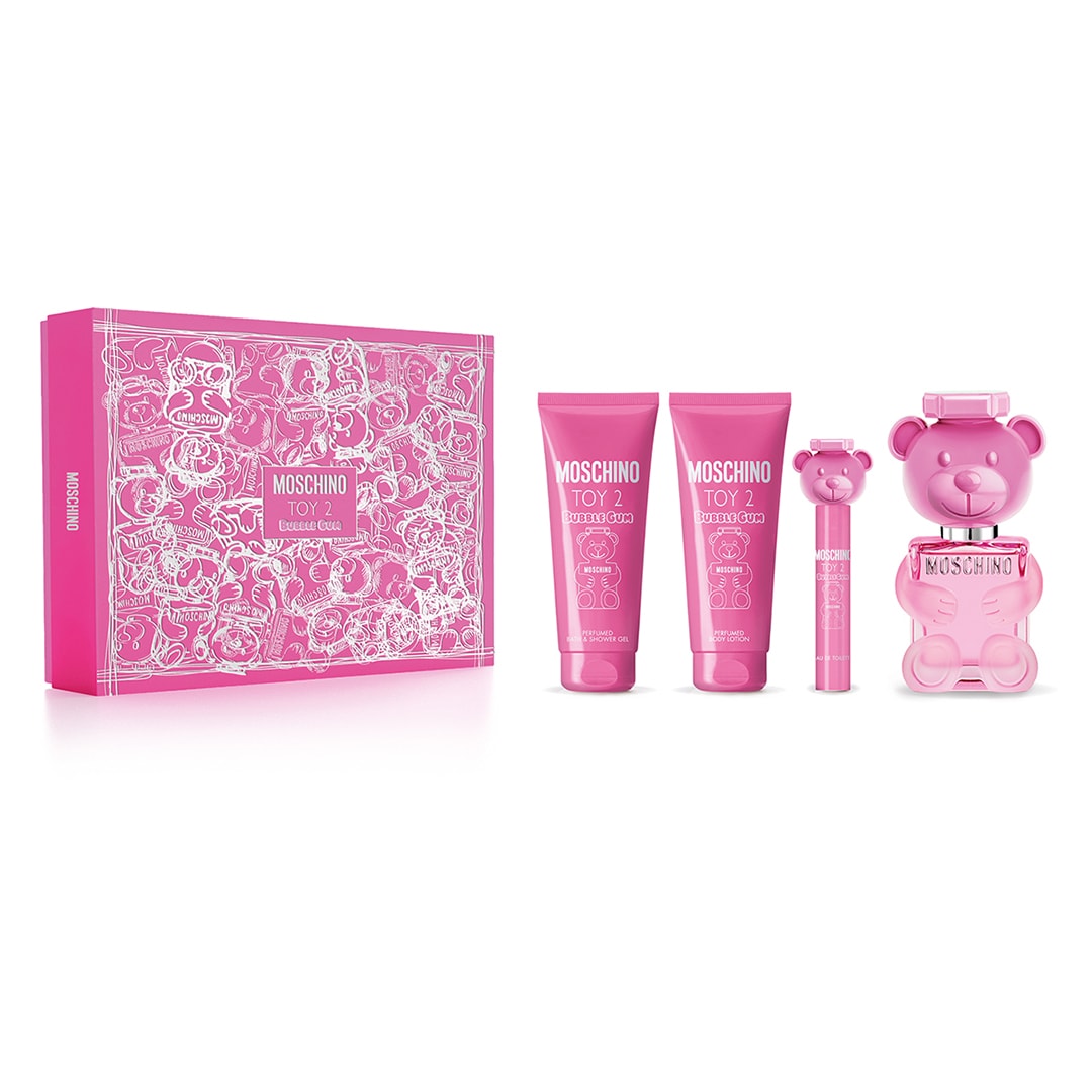 Moschino Toy2 Bubble Gum EDT Parfüm Seti (100ML+SG100ML+BL100ML+TS main variant image