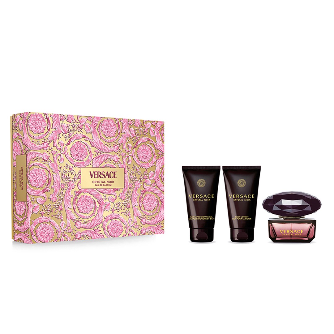 Versace Crystal Noir Parfüm Seti (edp 50ml+bath&shower gel 50ml+body lotion 50ml) image