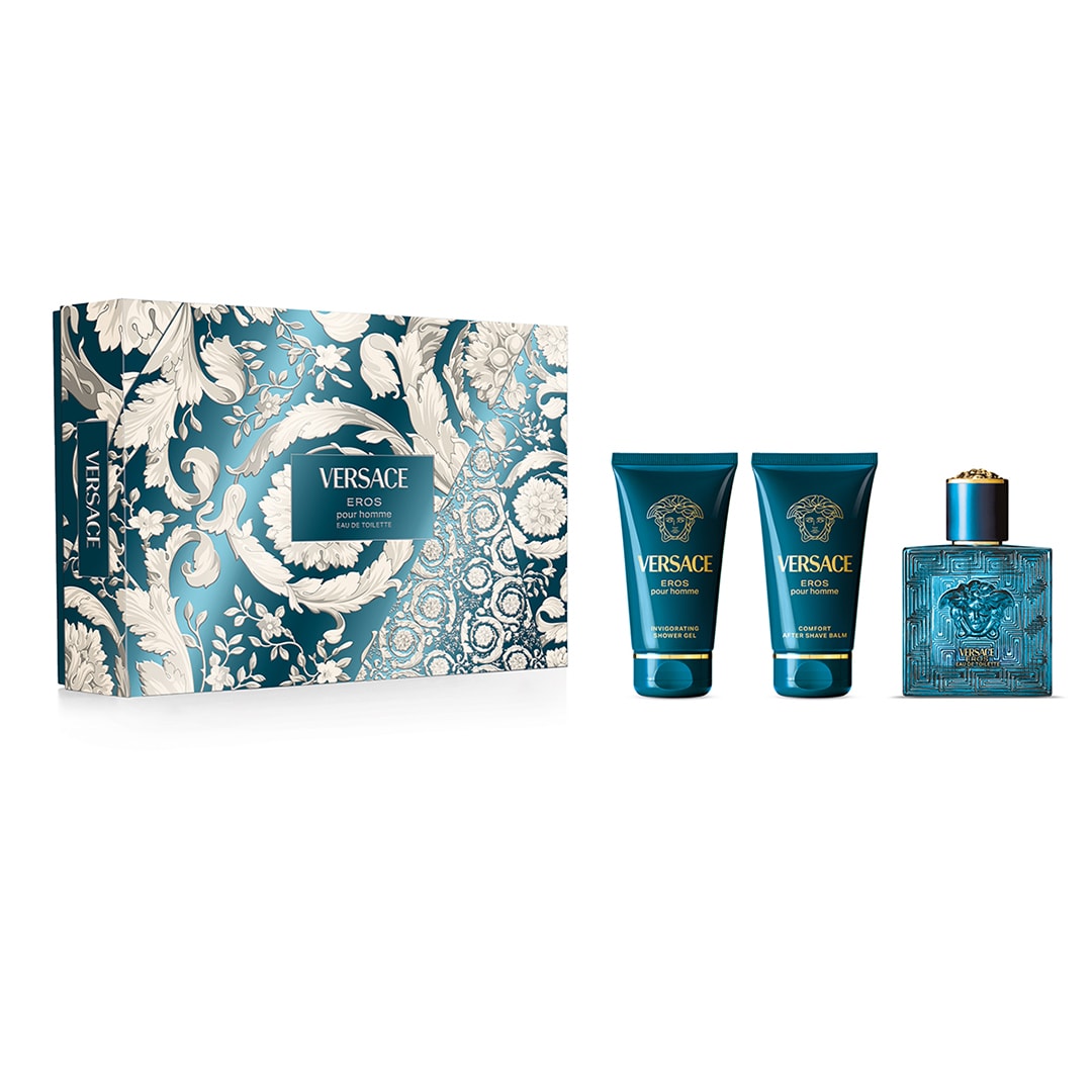 Versace Eros EDT Parfüm Seti (50 ML+SG50ML+SB50ML) image