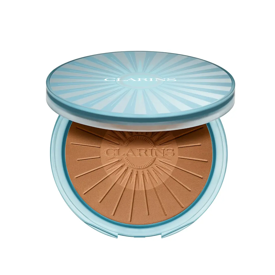 Clarins Cryo Healthy-Glow Bronzing Powder - Işıltılı Bitişli Bronzlaştırıcı Kompakt Pudra