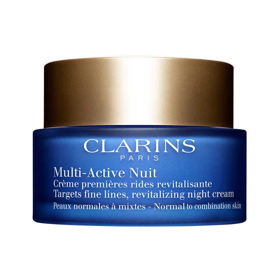 Clarins Multi Active Night Cream Normal to Combination Skin - Normal/Karma Cilt için Yaşlanma Karşıtı Gece Kremi 50 ML