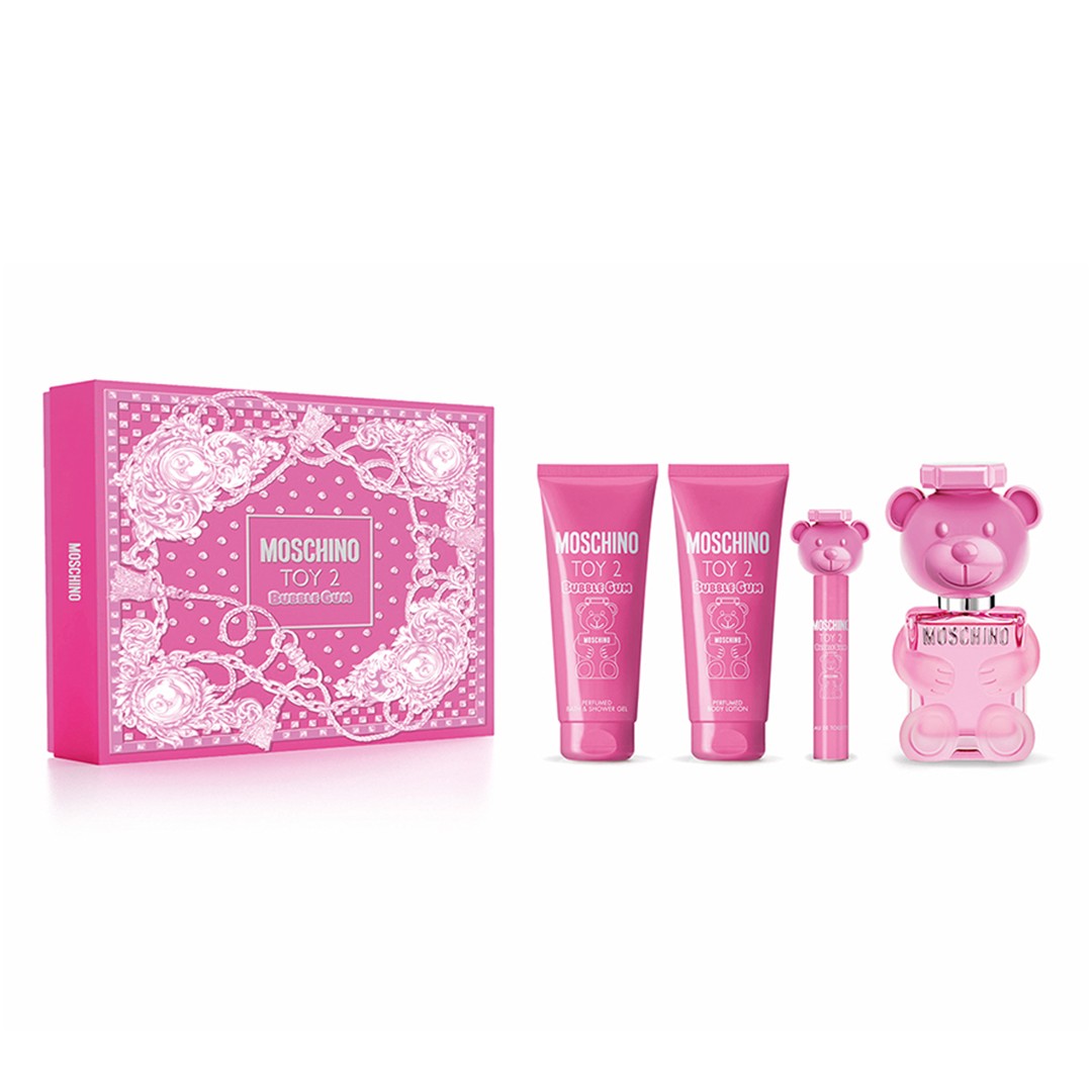 Moschino Toy 2 Bubble Gum Parfüm Seti (edt 100ml+bath&shower gel 100ml+body lotion 100ml+travel spray 10ml) main variant image