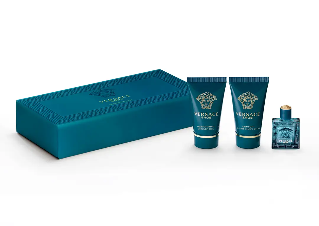 VERSACE Eros Deluxe Set (Edp 5ML+Sg25ML+Bl25ML) | MM Kozmetik