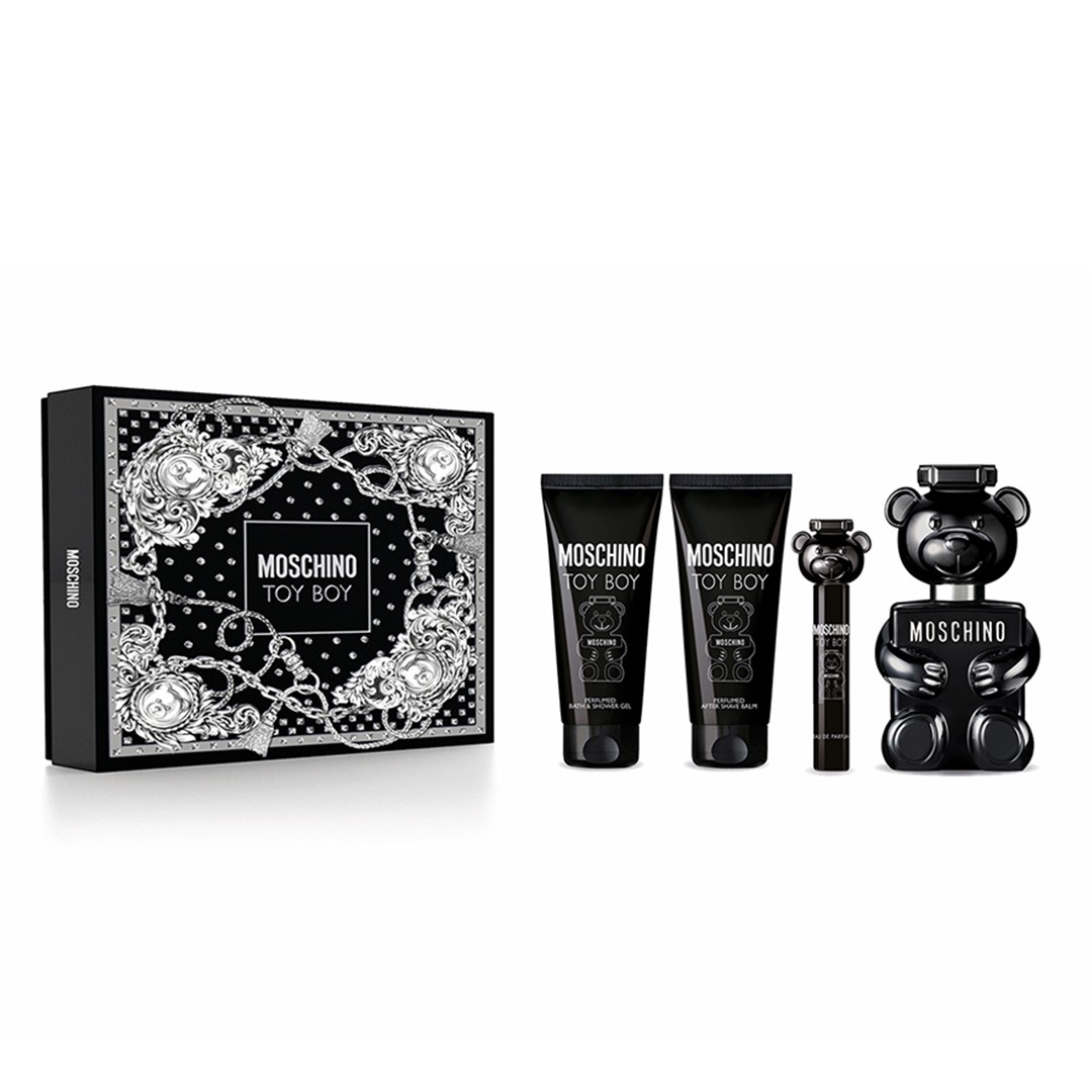 Moschino Toy Boy Parfüm Seti (edp 100ml+bath&shower gel 100ml+after shave balm 100ml+travel spray 10 ml) main variant image