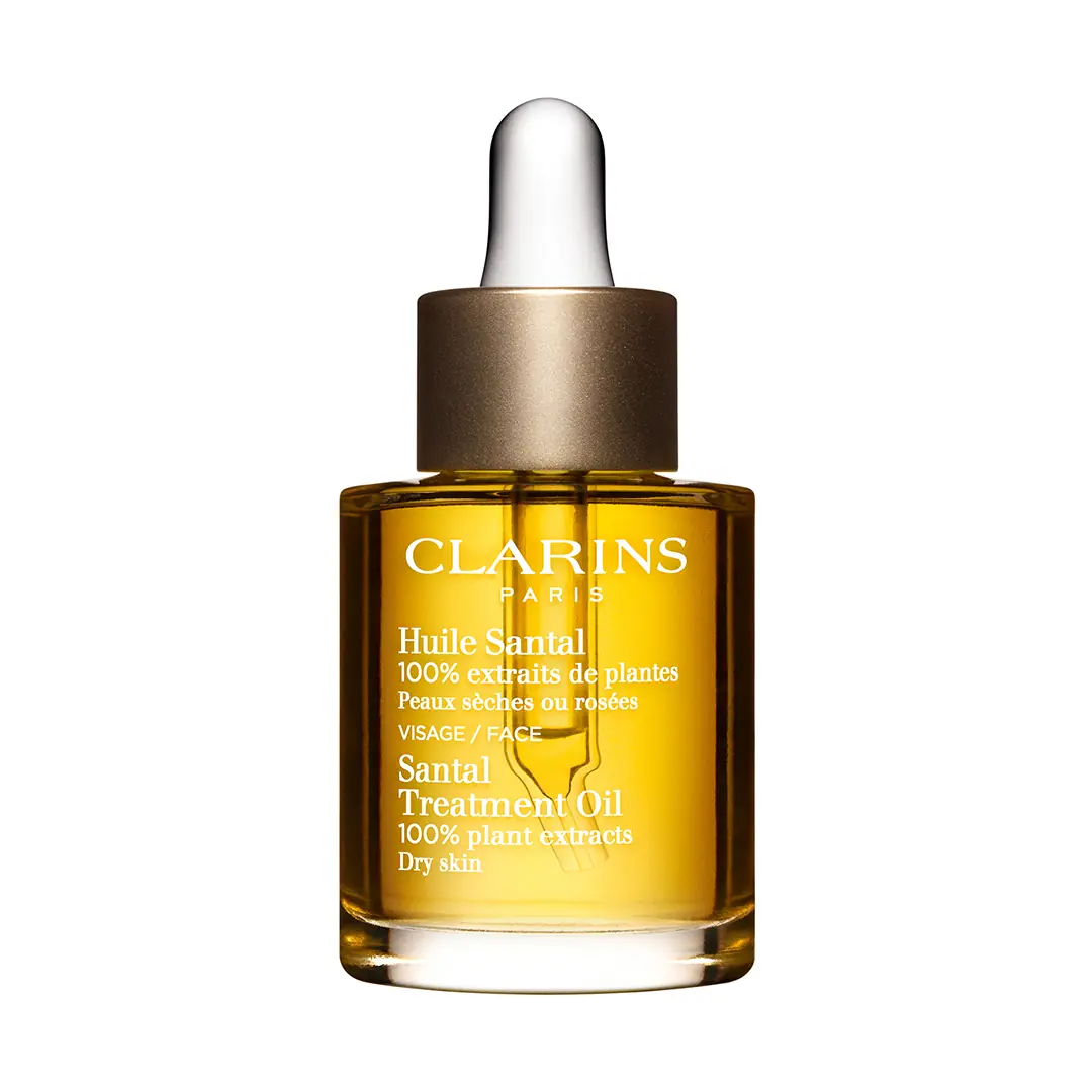 Clarins Santal Face Treatment Oil - Kuru ve Hassas ciltler için Yüz Bakım Yağı