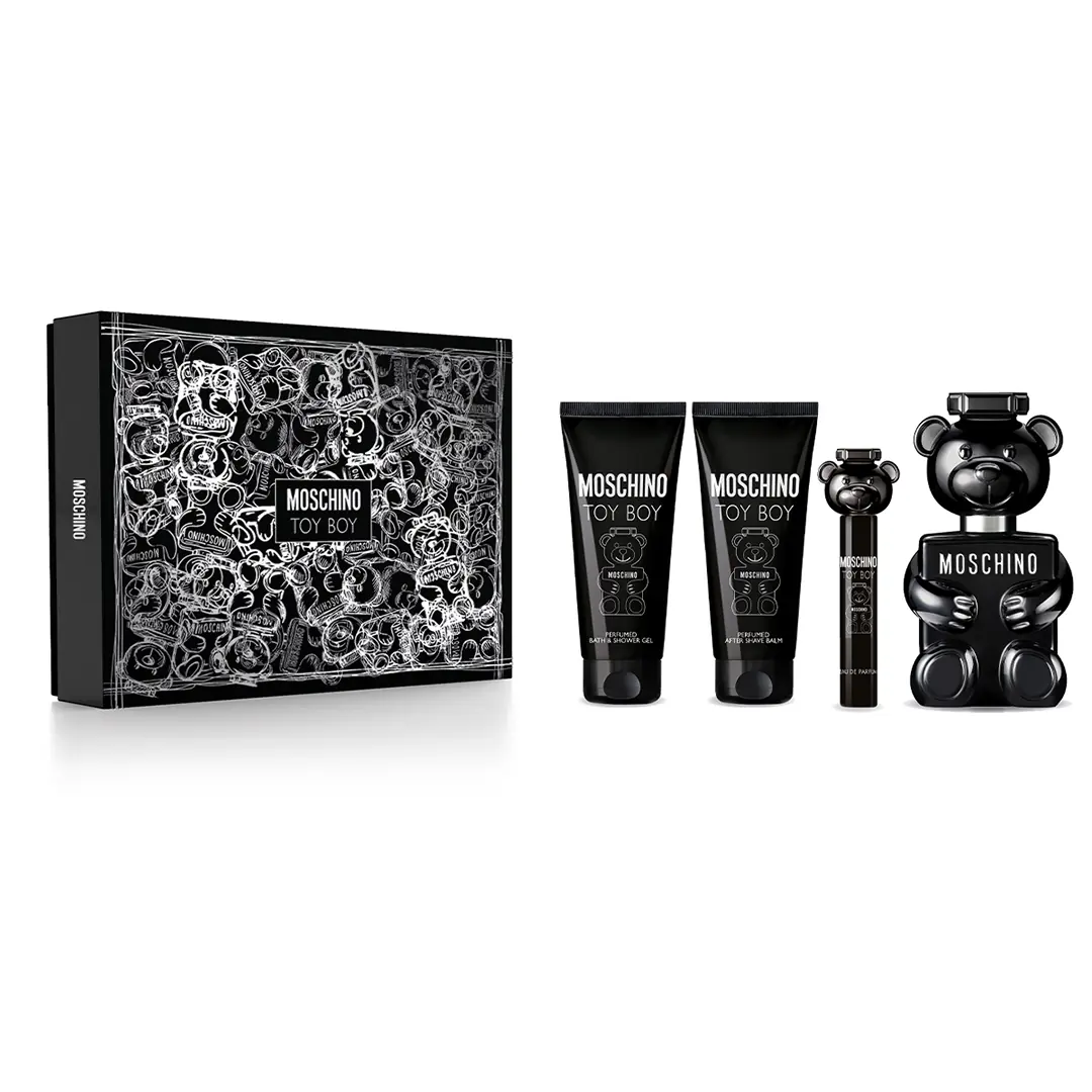 Moschino Toy Boy EDP Parfüm Seti(100ML+SG100ML+SB100ML+TS10ML