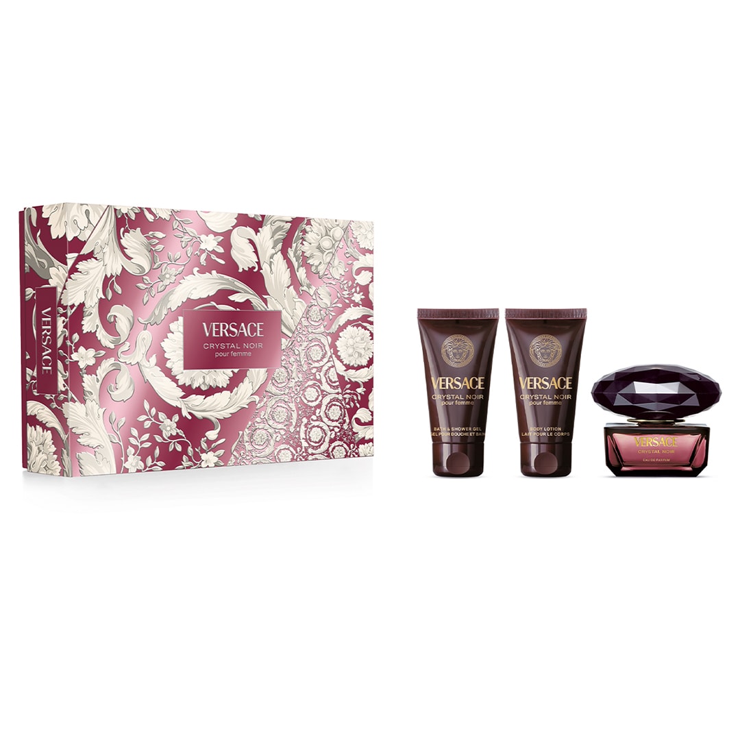Versace Crystal Noir EDP Parfüm Seti ( 50ML+SG50ML+BL50ML) main variant image