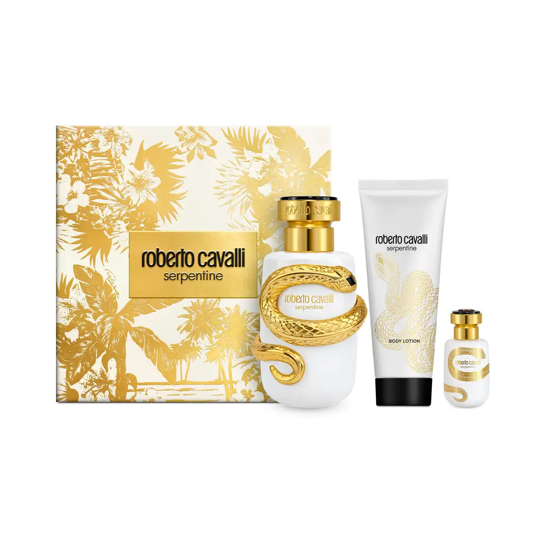 ROBERTO CAVALLI Serpentine EDP 100ML + Seyahat Boy 7,5ML + Vücut Losyonu 100ML - Kadın Parfüm Seti