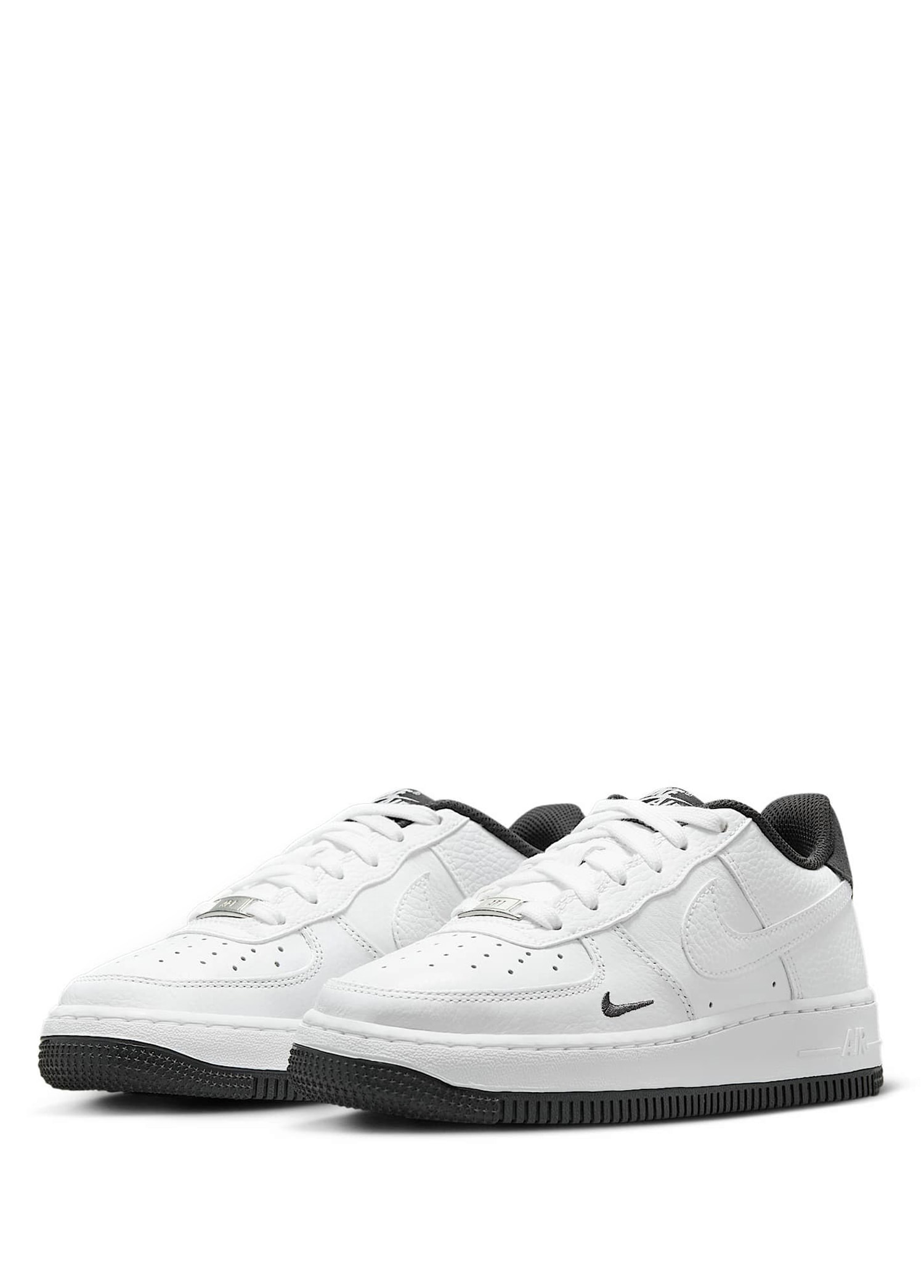 Nike Air Force White Black Mini Swoosh