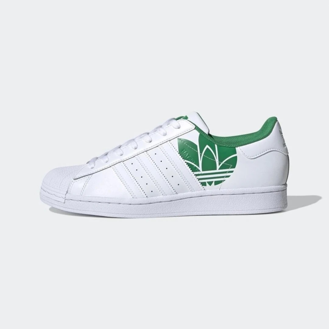 Adidas Superstar 'Trefoil Print White Green'