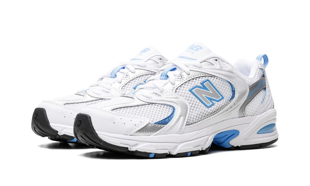 New Balance 530 White  Sky Blue