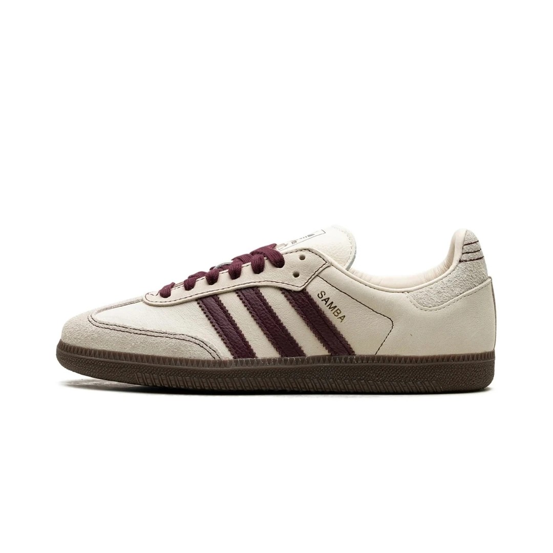 Adidas Samba Og Wonder White Maroon