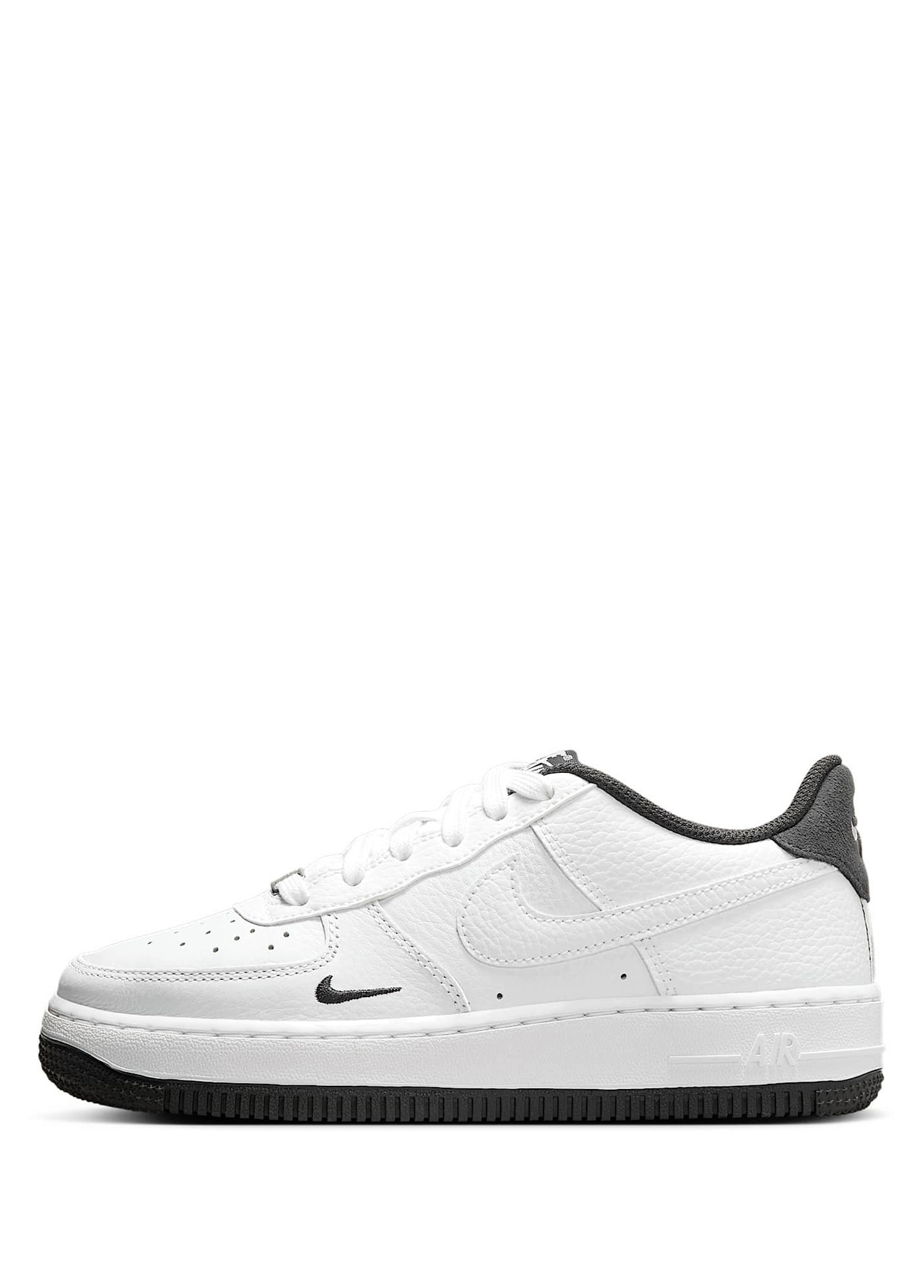 Nike Air Force White Black Mini Swoosh