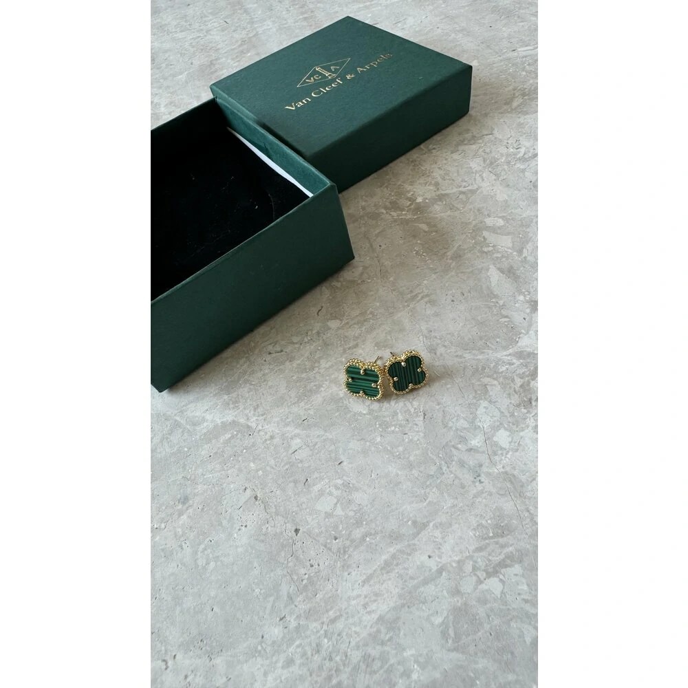 Van Cleef Küpe Yeşil