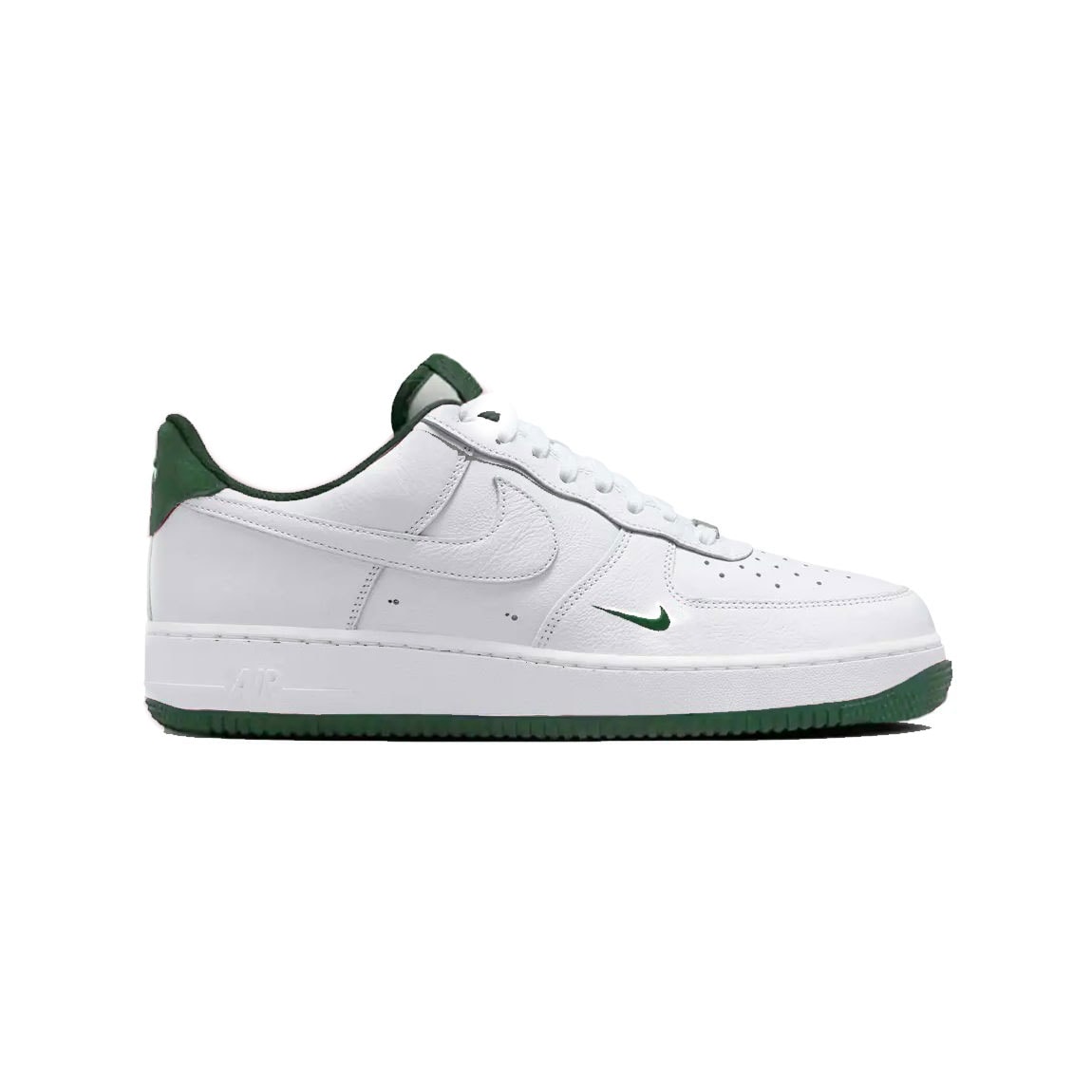 Nike Air Force White  Dark Green