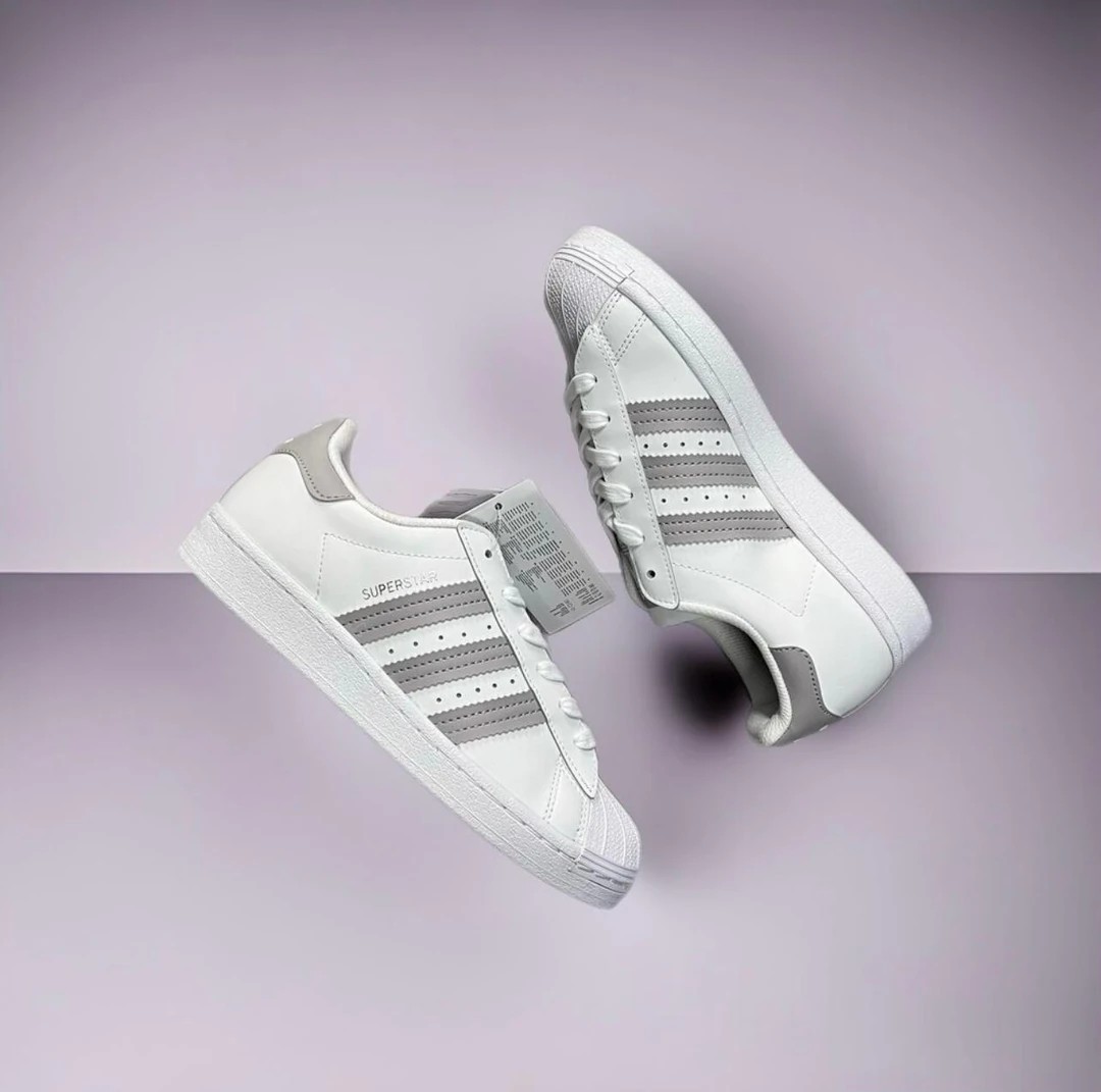 Adidas Superstar 82 Cloud White Metal Grey