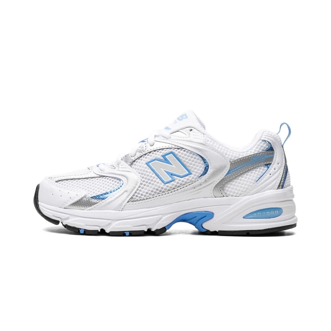 New Balance 530 White  Sky Blue