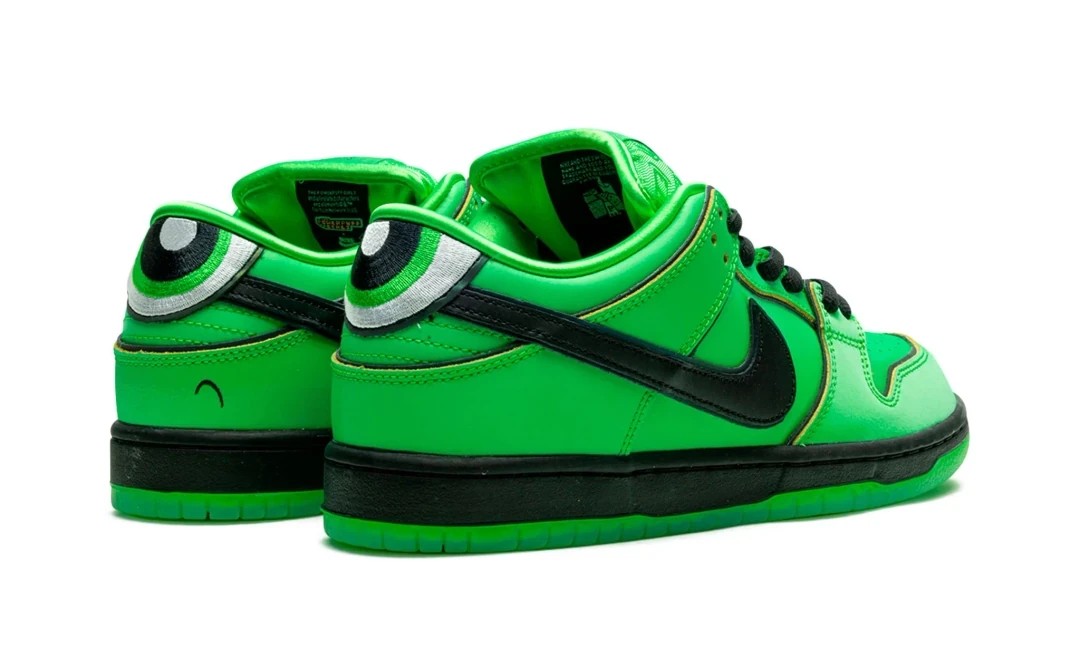 Powerpuff Girls x Nike SB Dunk Low Green