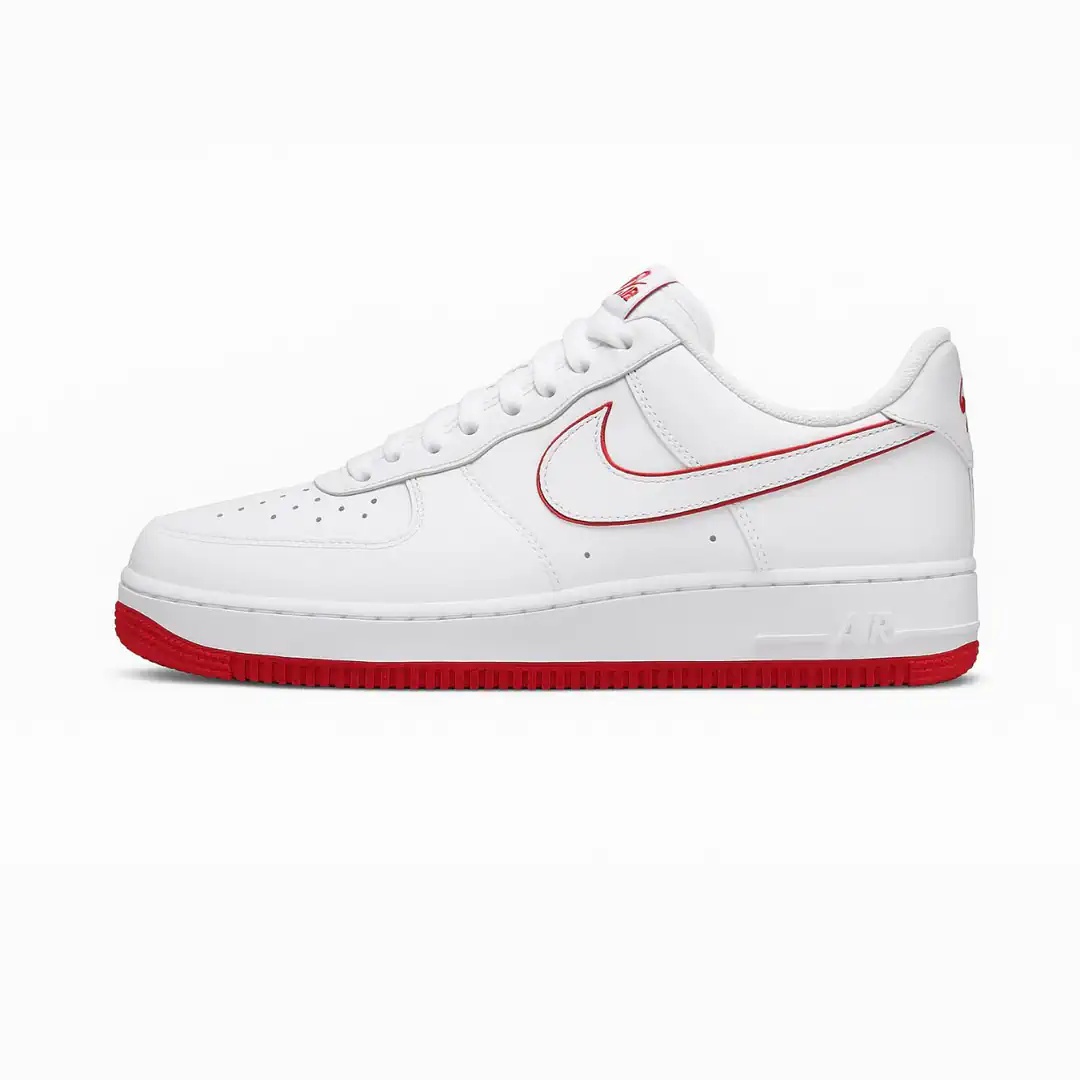 Nike Air Force 1 Soft Red White 