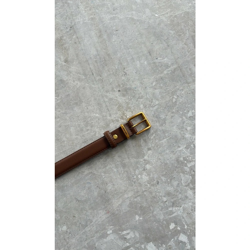 Miu miu Lether Acı kahve Belt