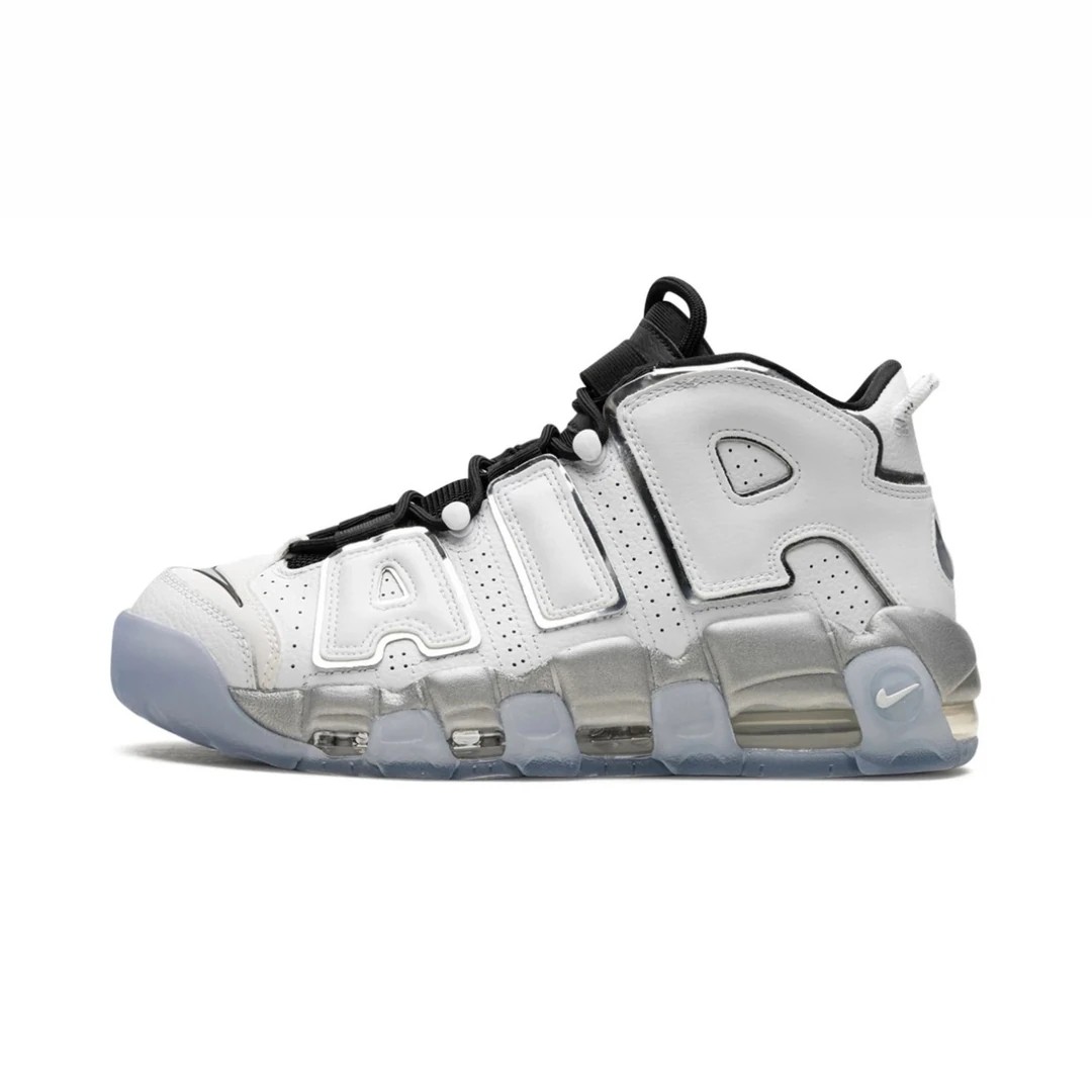 Nike Air More Uptempo Combines “Metallic Silver”