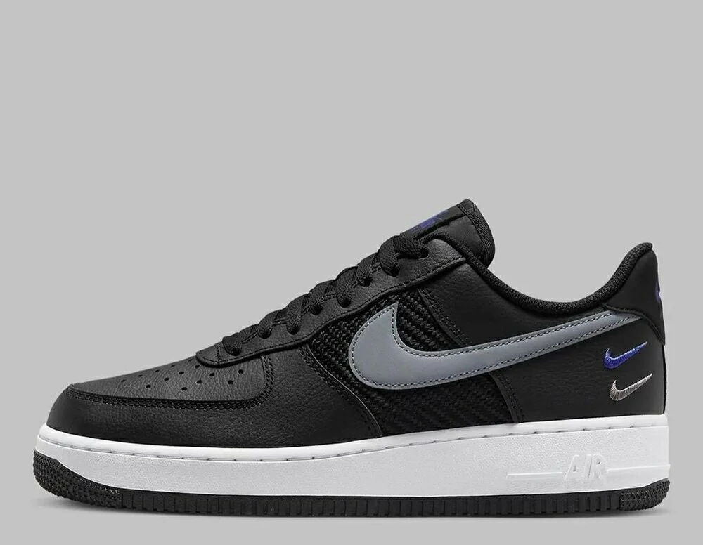 Nike Air Force Black Grey Racer Blue