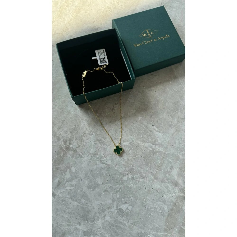 Van Cleef Tek Yonca Kolye Green