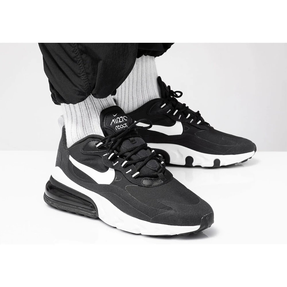 Nike Air Max 270 React Black and White