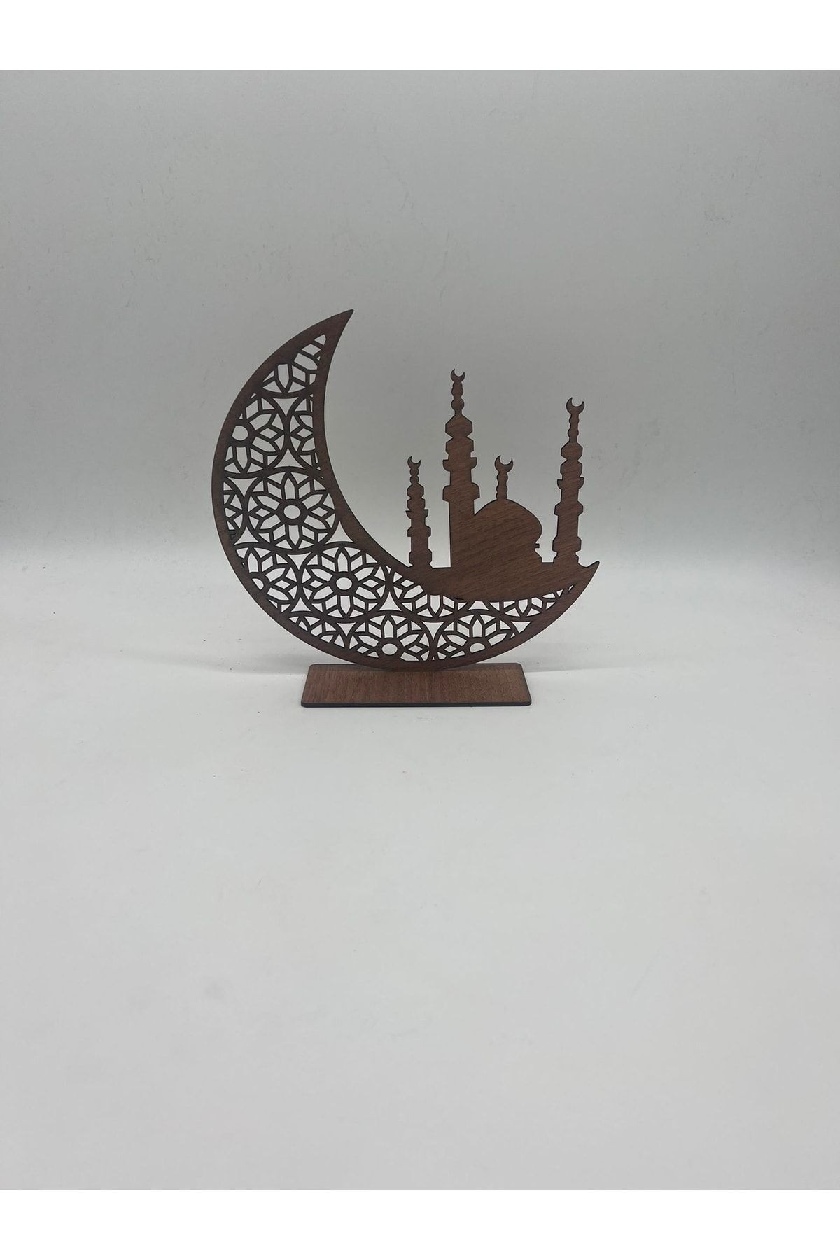 3'lü Dekor Tealight Mumluk Ceviz Ramazan Ayına Özel