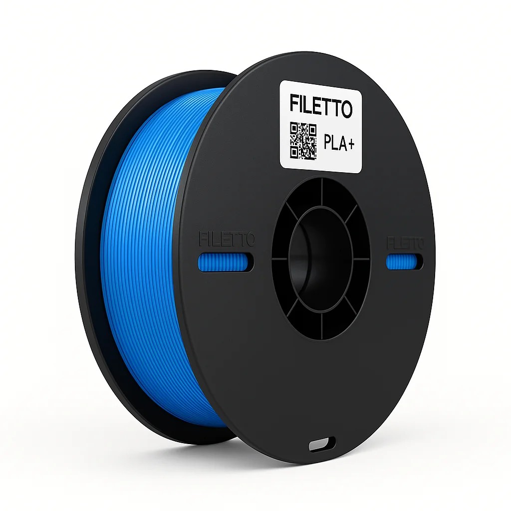 Filetto PLA+ 1.75mm 1 KG 3D Yazıcı Filamenti - AMS Uyumlu - Mavi