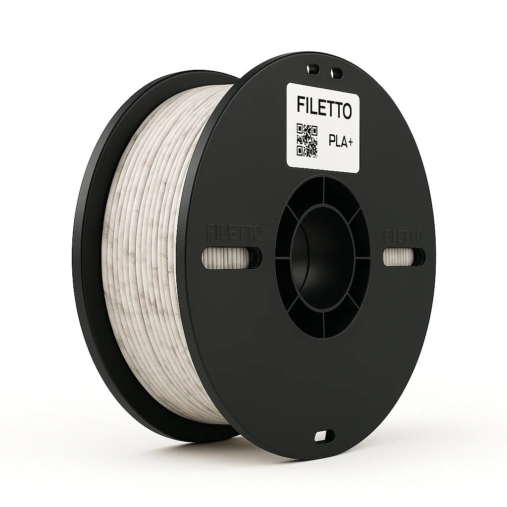 Filetto PLA+ 1.75mm 1 KG 3D Yazıcı Filamenti - AMS Uyumlu - Mermer