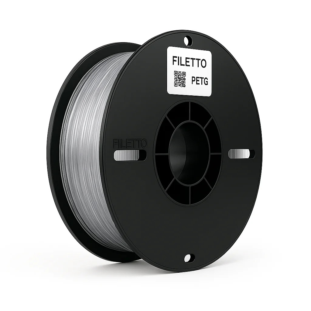 Filetto PETG Filament - 1.75mm 1 KG 3D Yazıcı Filamenti - AMS Uyumlu - Natürel