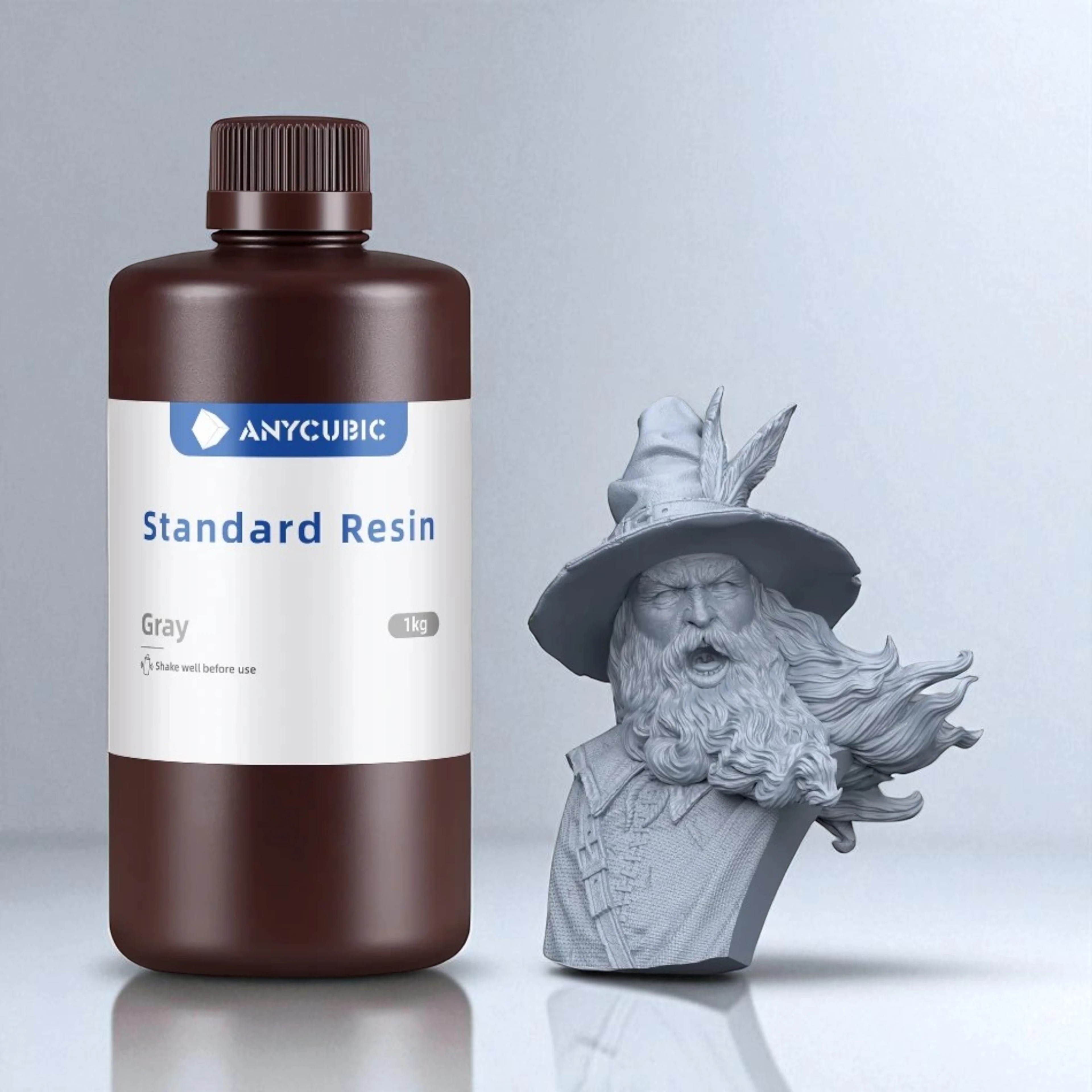 Anycubic SLA UV Reçine 1 KG Yeni Seri - Gri