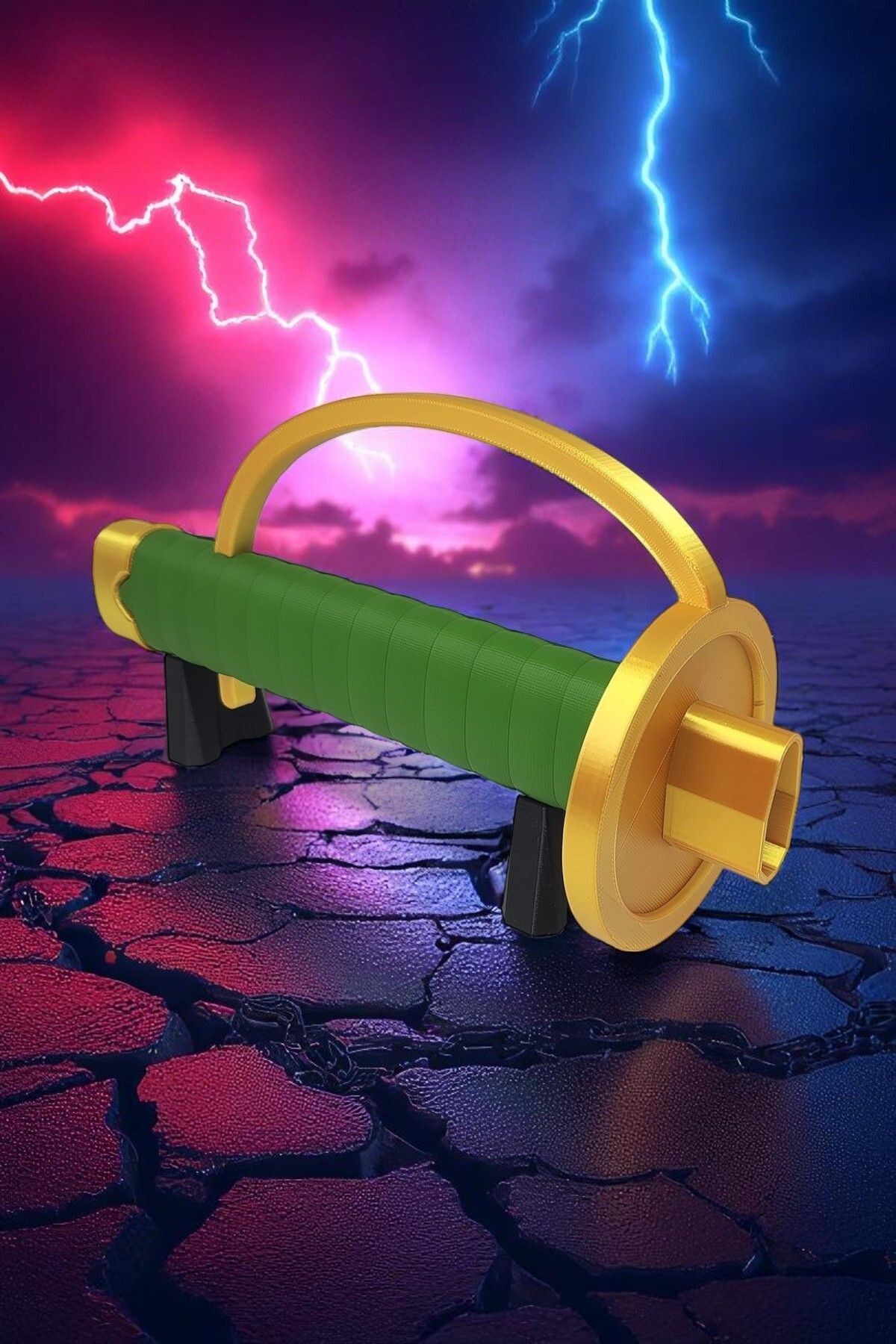 Gryphon Shanks Plastik Katana Dekor - One Piece (Açılır Kapanır)