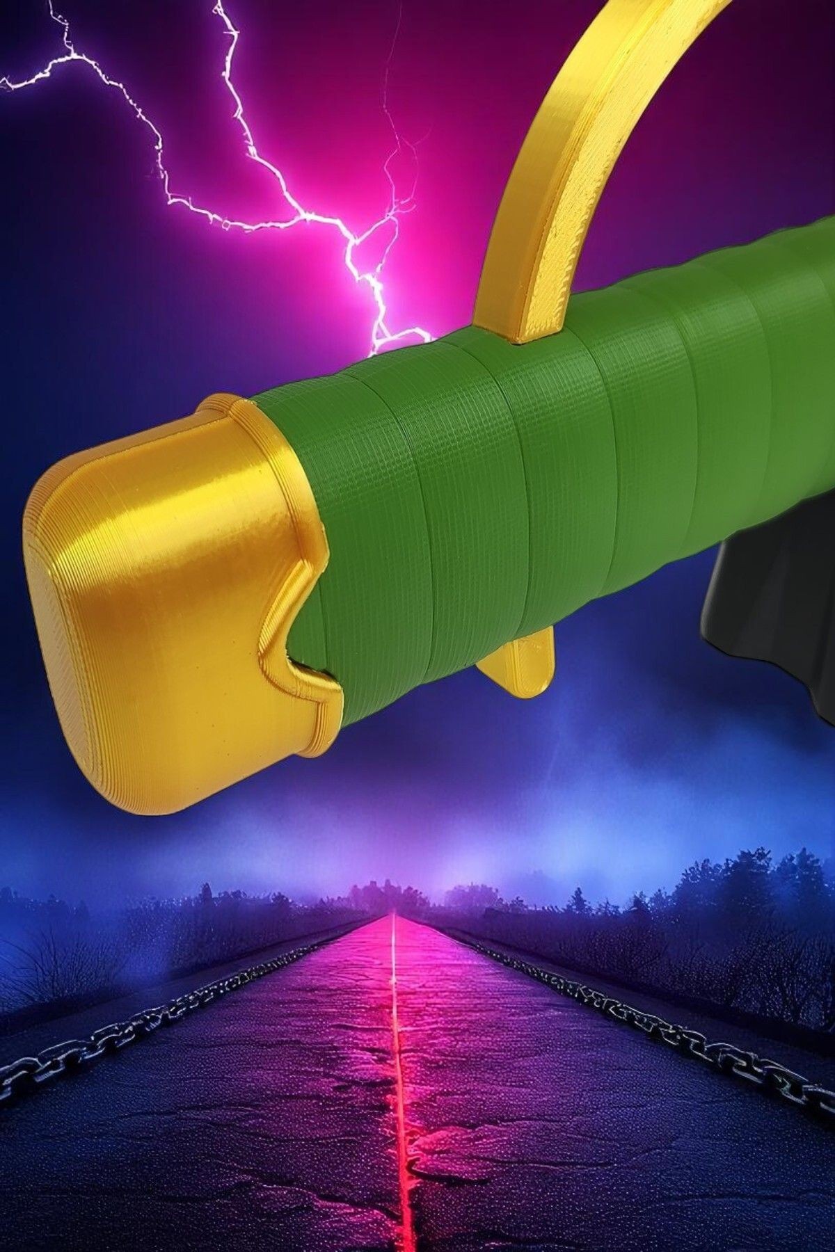Gryphon Shanks Plastik Katana Dekor - One Piece (Açılır Kapanır)