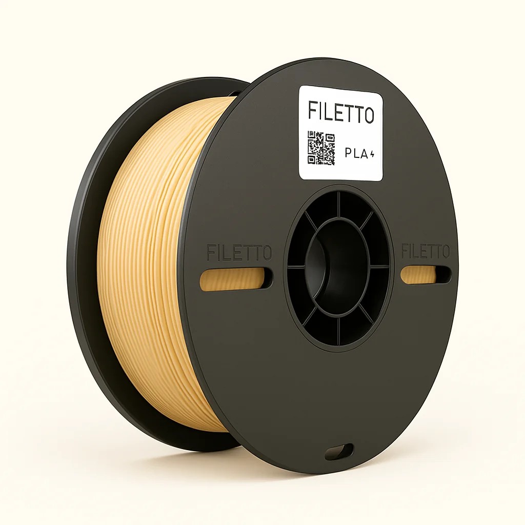 Filetto PLA+ 1.75mm 1 KG 3D Yazıcı Filamenti - AMS Uyumlu - Bej
