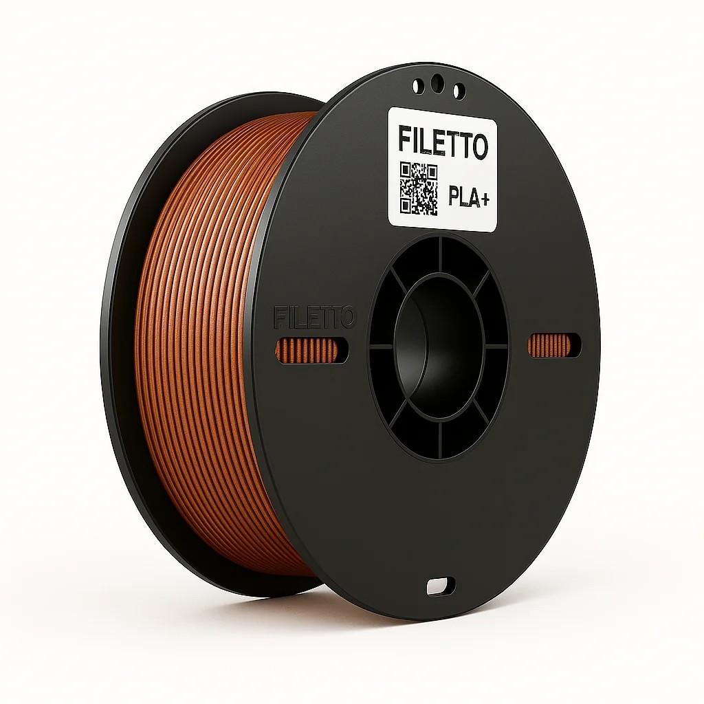 Filetto PLA+ 1.75mm 1 KG 3D Yazıcı Filamenti - AMS Uyumlu - Bakır