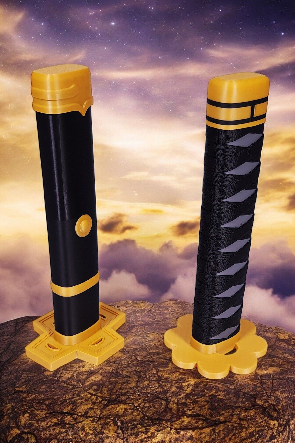 Zoro Ikili Katlanır Katana Set - One Piece (2 ADET KATANA)