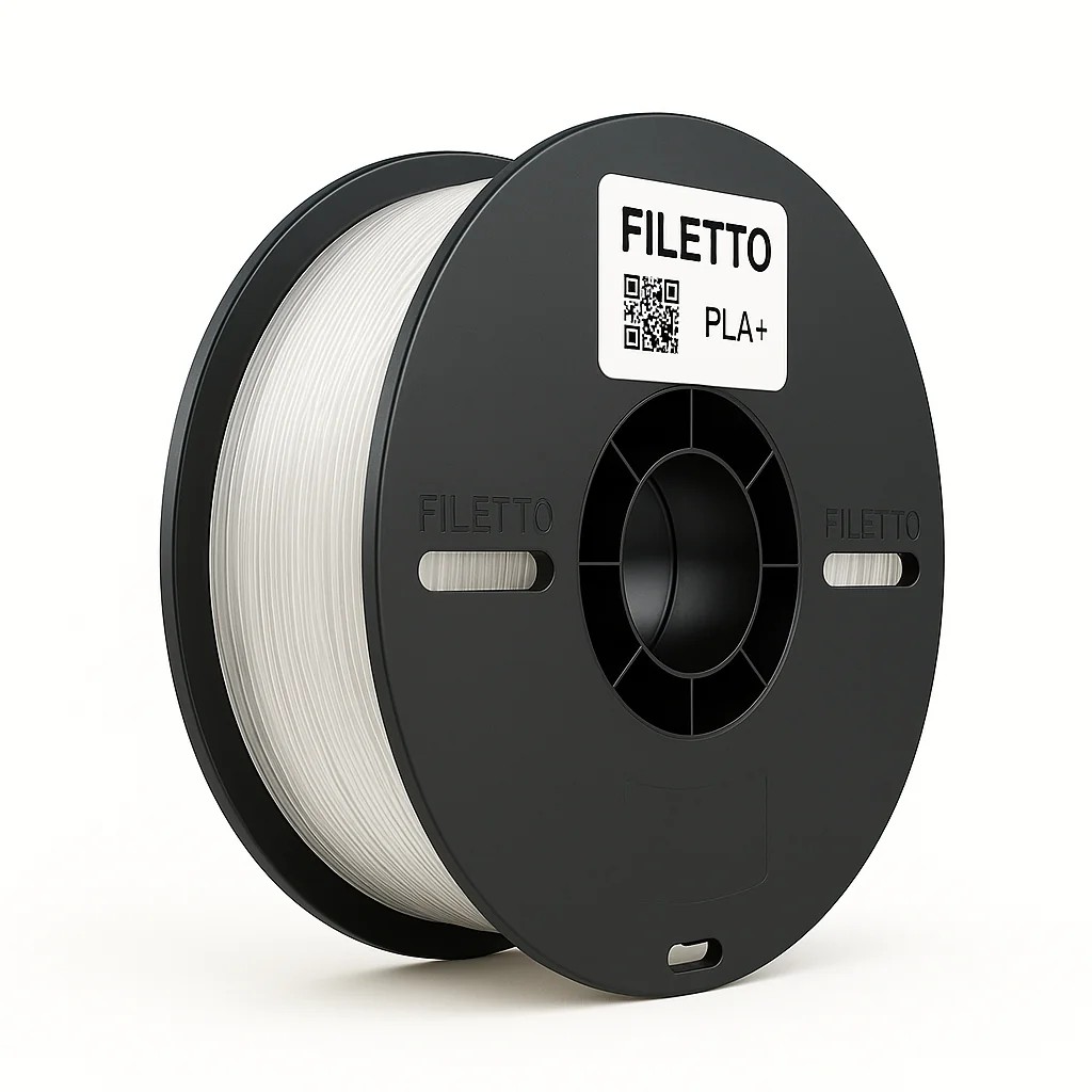 Filetto PLA+ 1.75mm 1 KG 3D Yazıcı Filamenti - AMS Uyumlu - Natürel