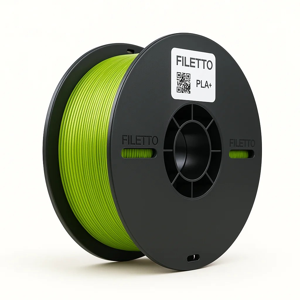 Filetto PLA+ 1.75mm 1 KG 3D Yazıcı Filamenti - AMS Uyumlu - Haki Yeşil