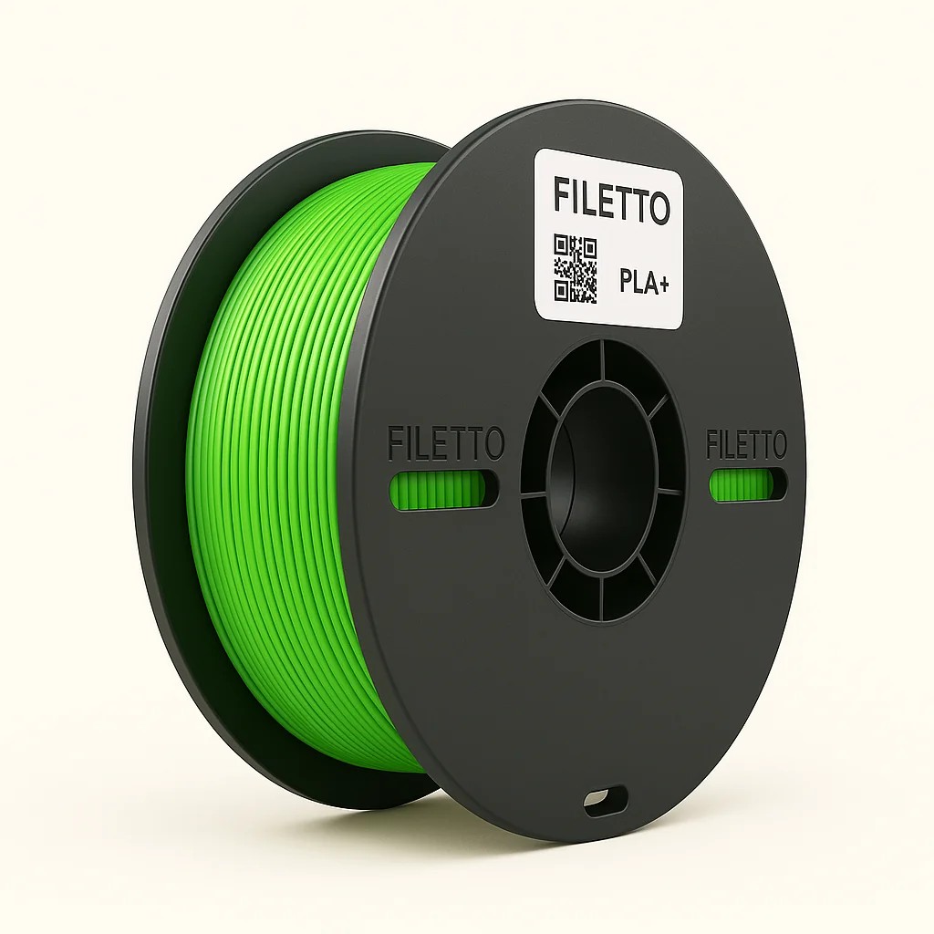 Filetto PLA+ 1.75mm 1 KG 3D Yazıcı Filamenti - AMS Uyumlu - Açık Yeşil