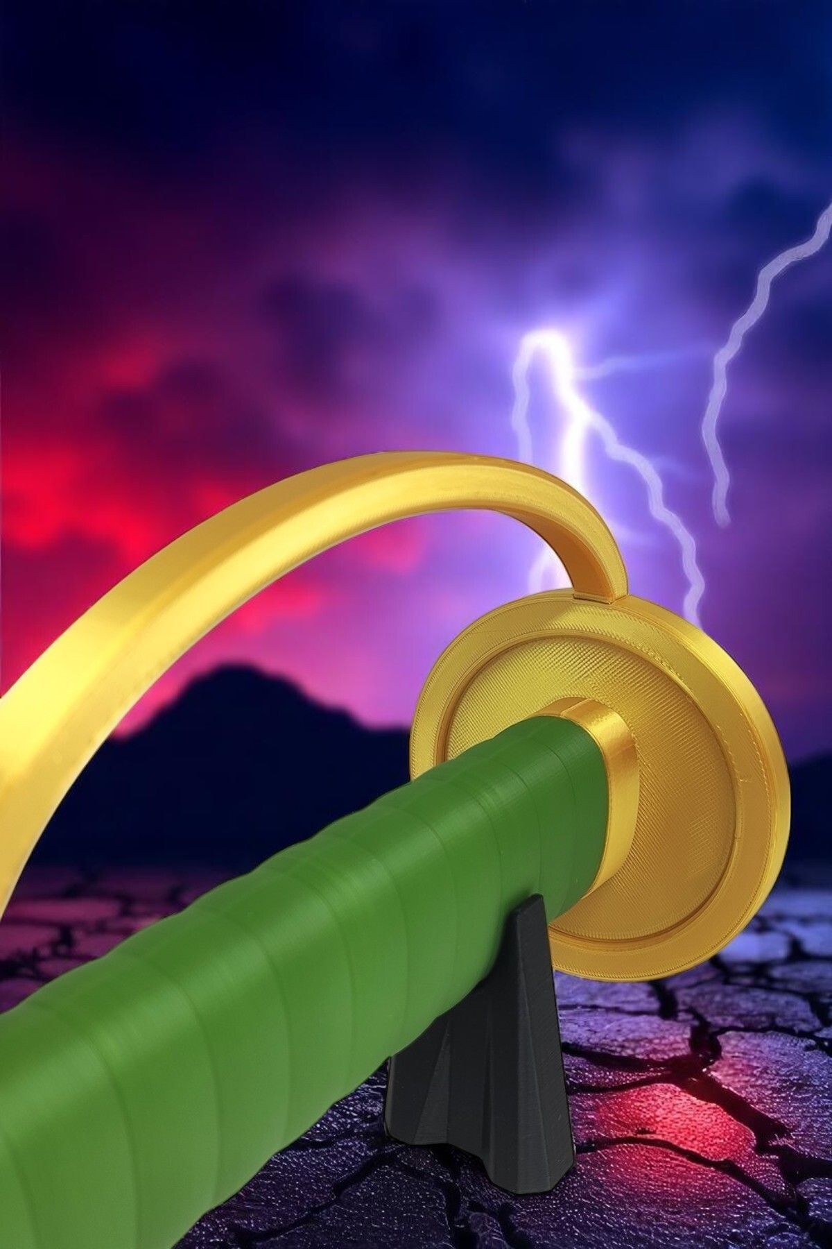 Gryphon Shanks Plastik Katana Dekor - One Piece (Açılır Kapanır)
