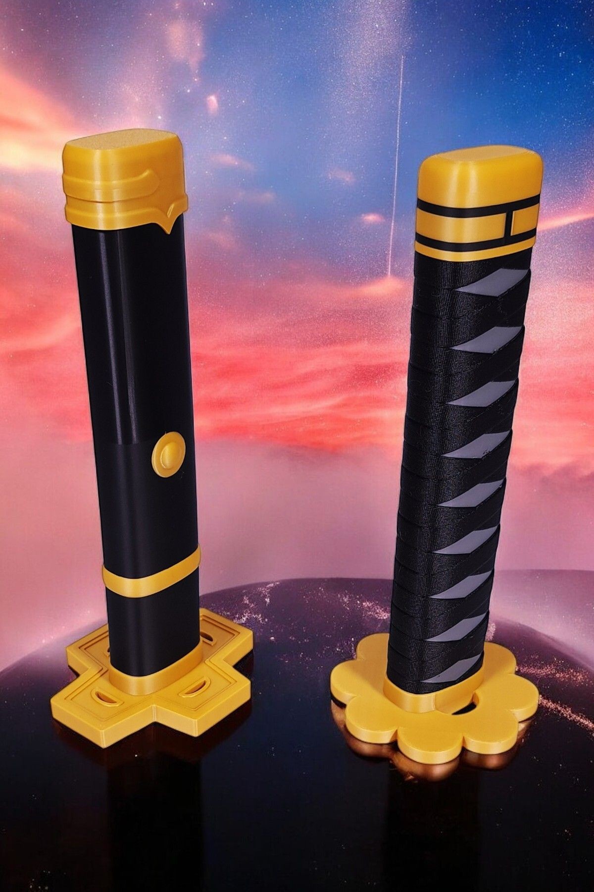 Zoro Ikili Katlanır Katana Set - One Piece (2 ADET KATANA)