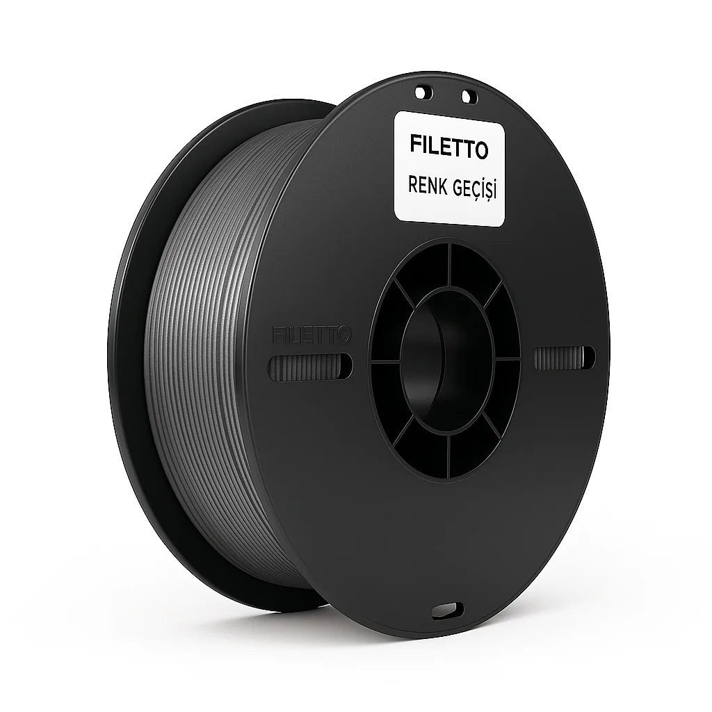 Filetto PLA+ Renk Geçişi 1.75mm 1 KG 3D Yazıcı Filamenti - AMS Uyumlu - Koyu Renk Geçişi