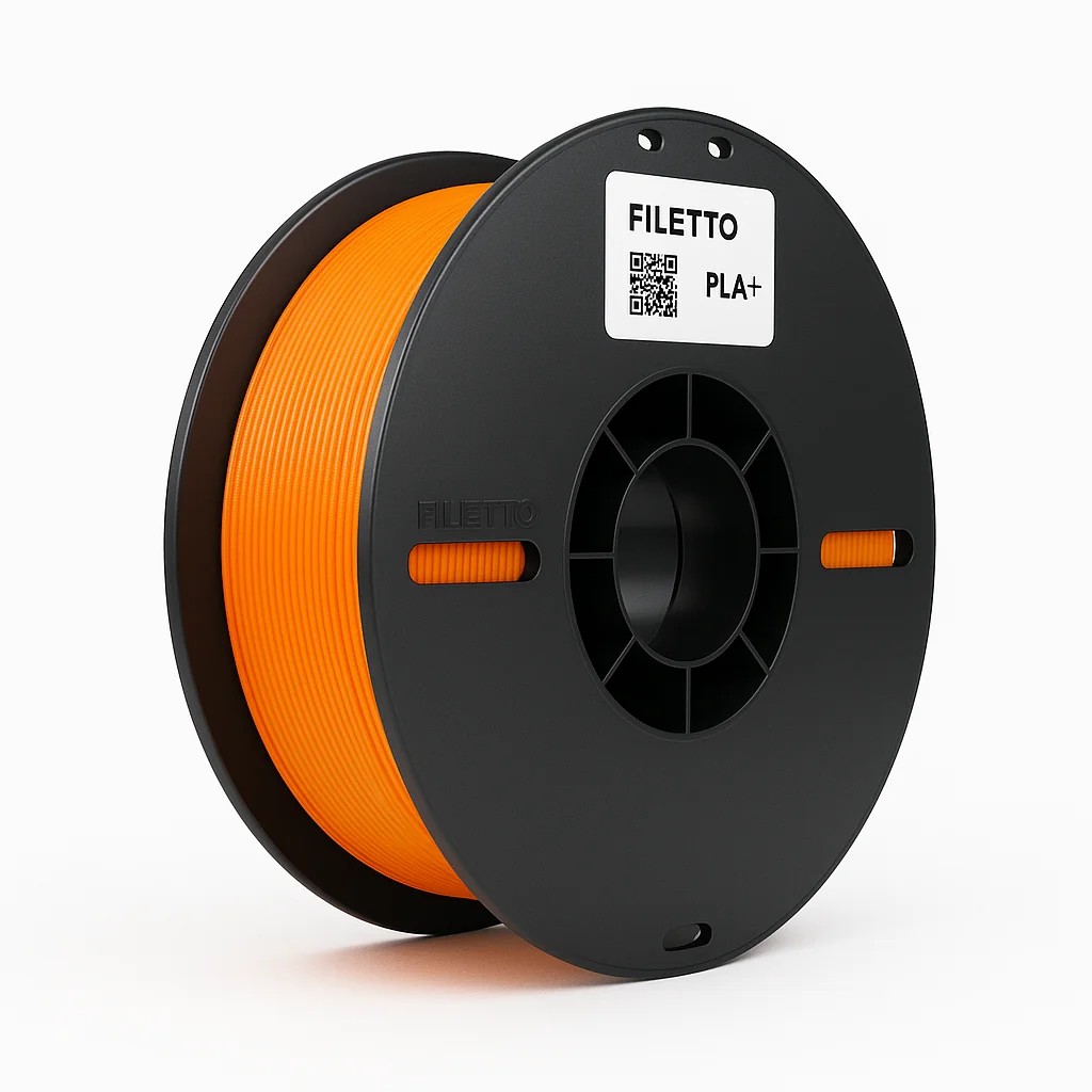 Filetto PLA+ 1.75mm 1 KG 3D Yazıcı Filamenti - AMS Uyumlu - Turuncu